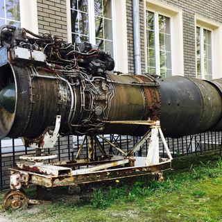 Industrial Terrain Inspiration: a Weathered Turbo-jet Engine