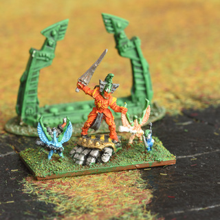 Epic Eldar Avatar of Khaine and the Court of the Young King 
